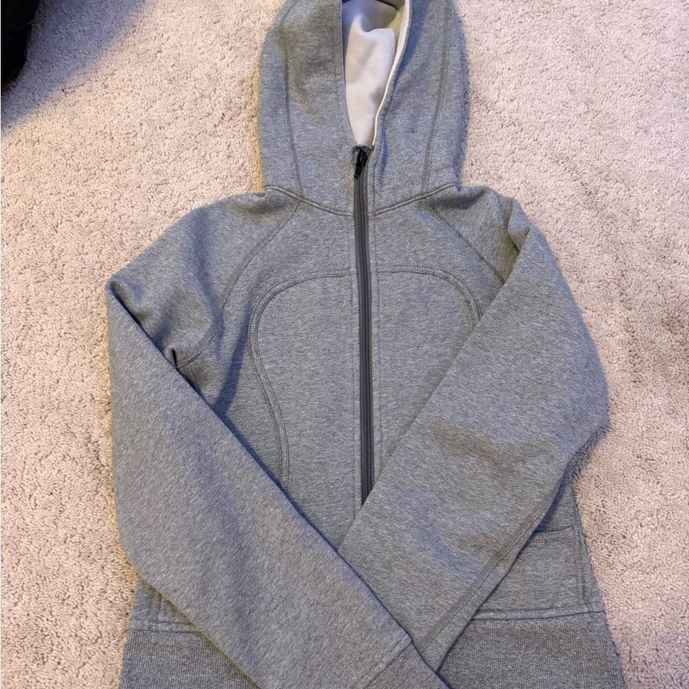 Lululemon Grey Zip Up